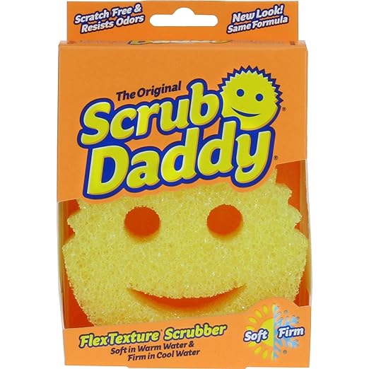 Scrub Daddy,  Scrub Sponge, 1 Each, Yellow